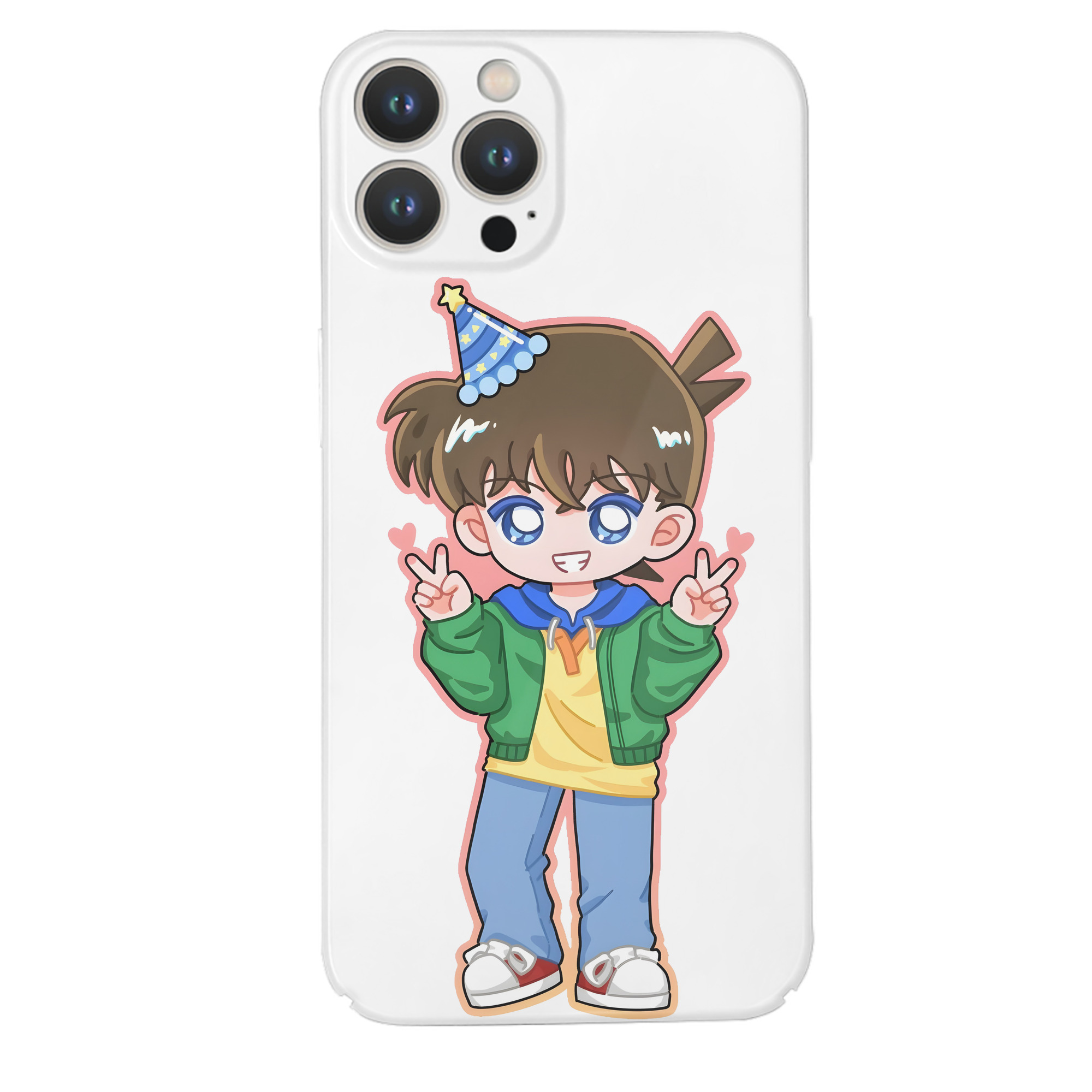 （画像用） 名探偵コナン 江戸川 コナン Detective Conan Conan Edogawa 【iPhone 14シリーズ対応】ハードケース